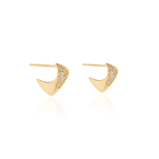Yemaya Hoops in 10K Yellow Gold