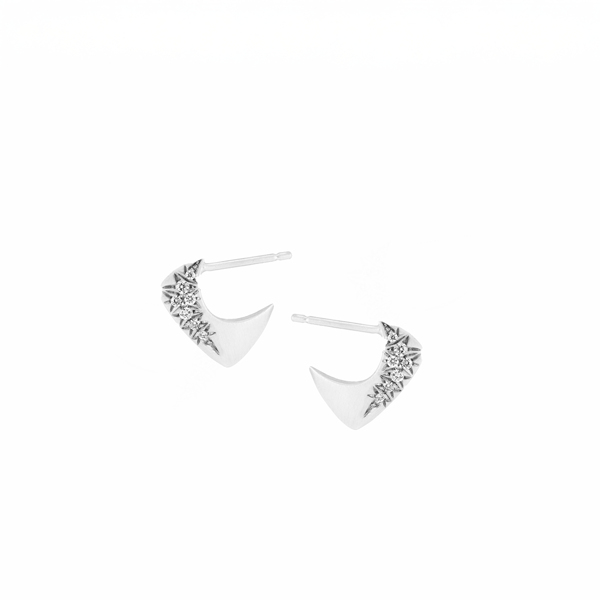 Yemaya Hoops in Silver