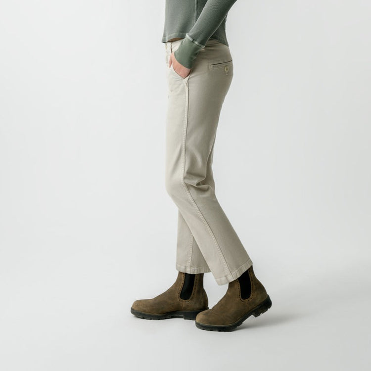 Easy Cropped Trouser in Pumice