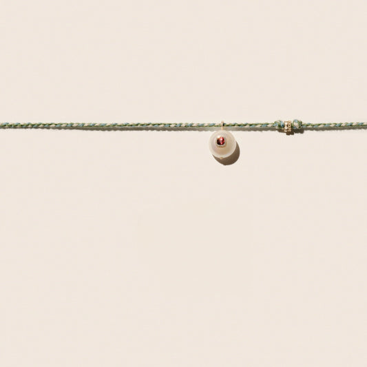Eddie Necklace with Garnet