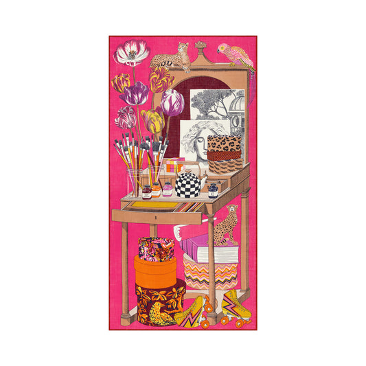 Atelier Scarf in Rose