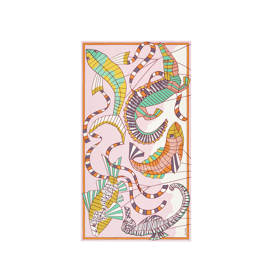 Cerfs Volants Scarf in Rose