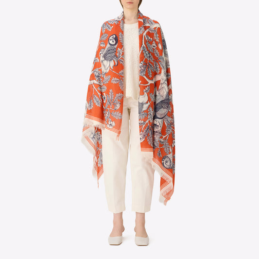 Archimede Scarf in Orange