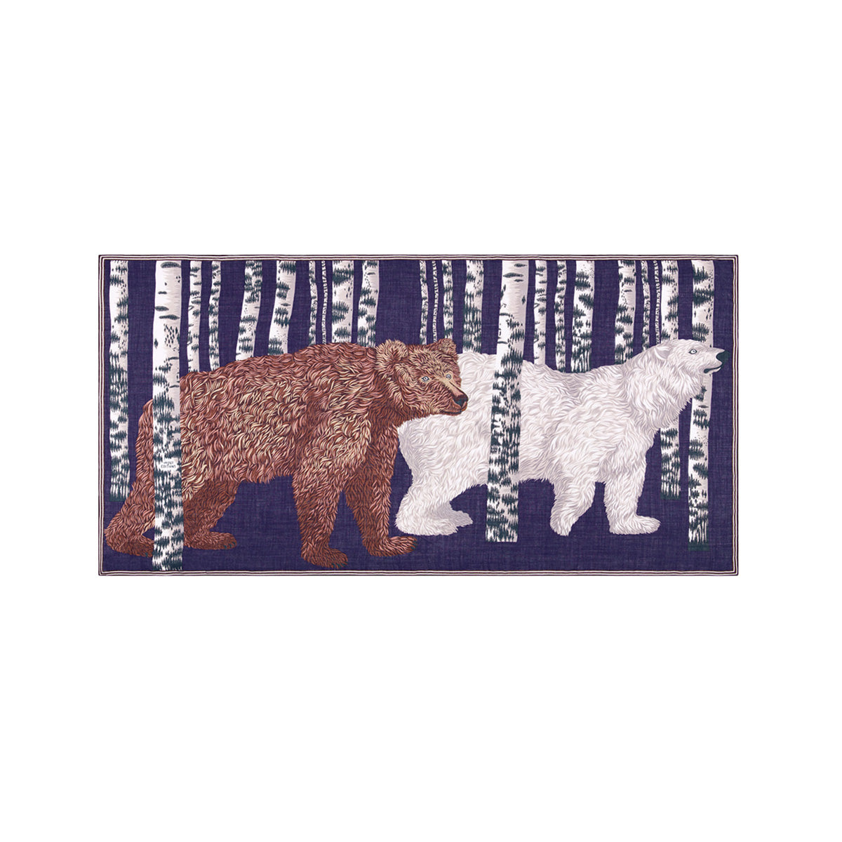 Ours Scarf in Navy