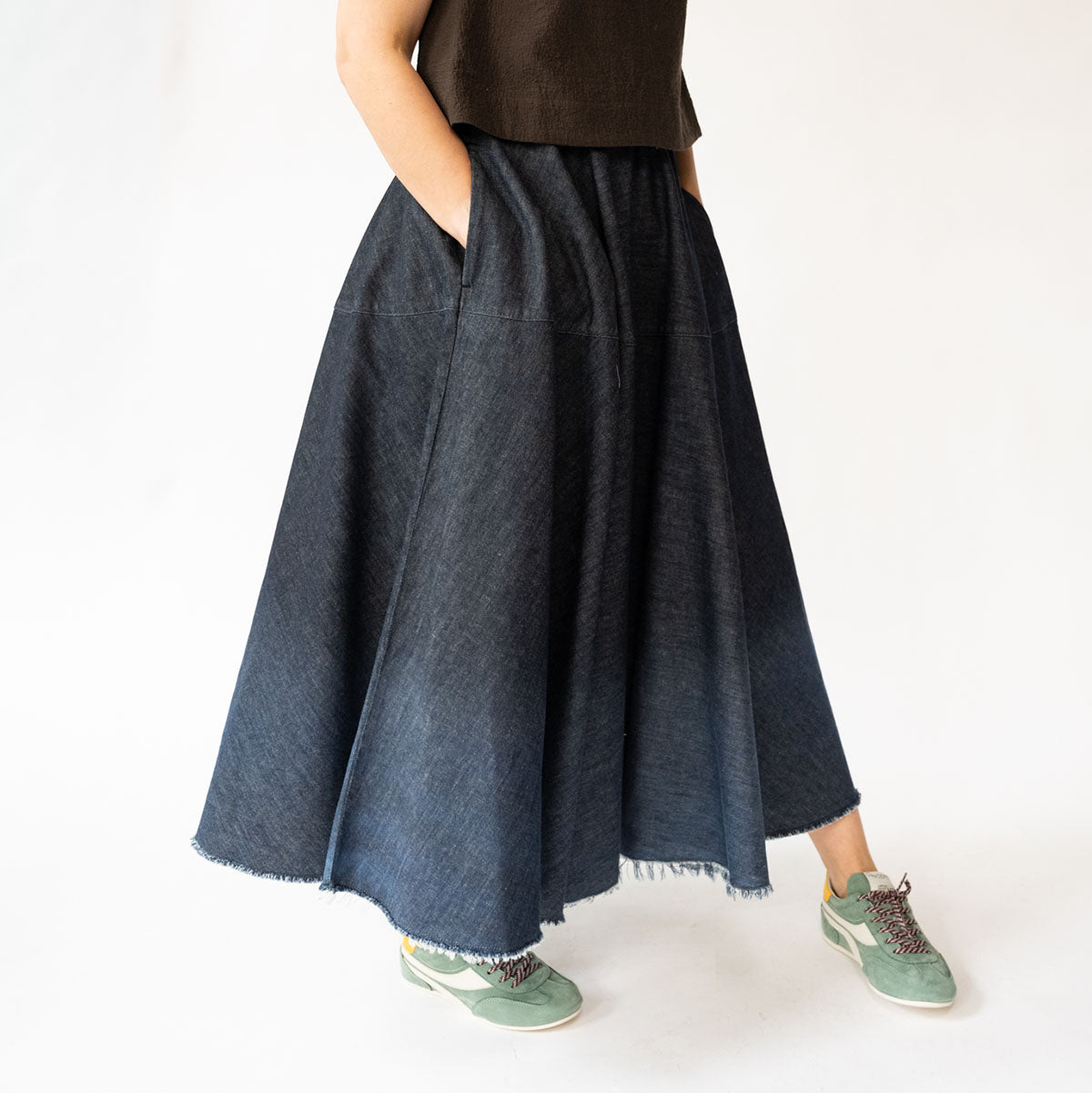 Eugenia Skirt in Summer Denim