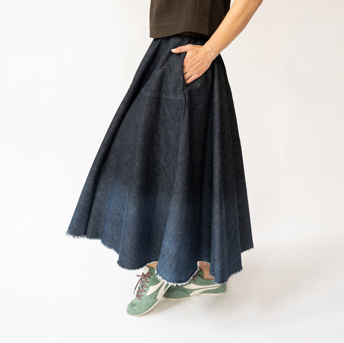 Eugenia Skirt in Summer Denim