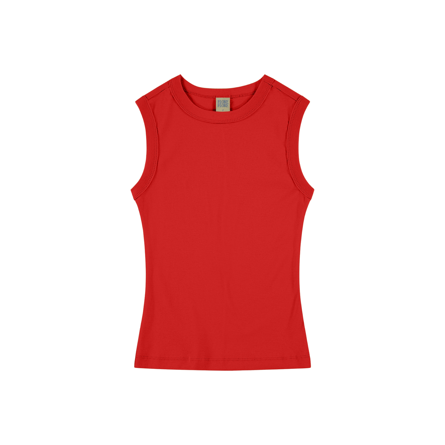 Esme Crew Tank in Audrey Red