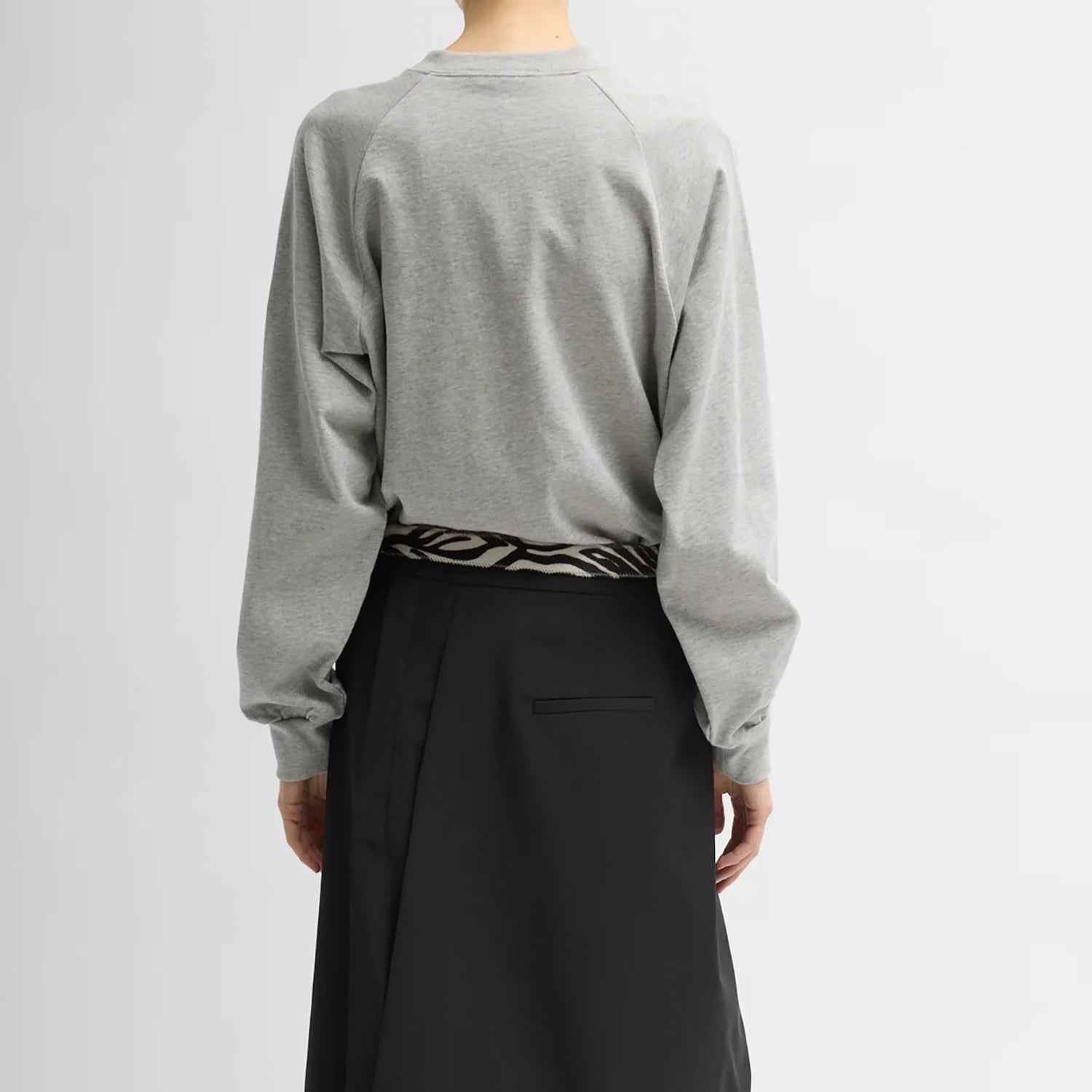 Perfect T Sweatshirt in Heather Grey