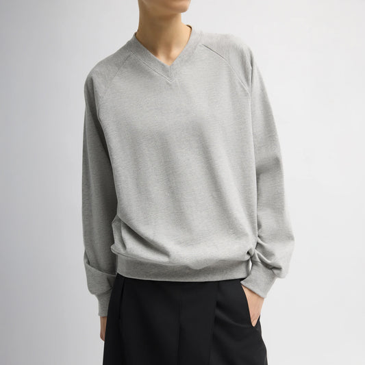 Perfect T Sweatshirt in Heather Grey