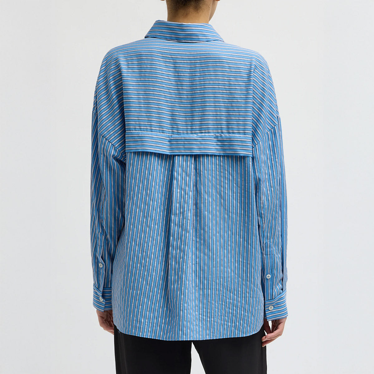 Edmund Stripe Shirt in Blue Multi