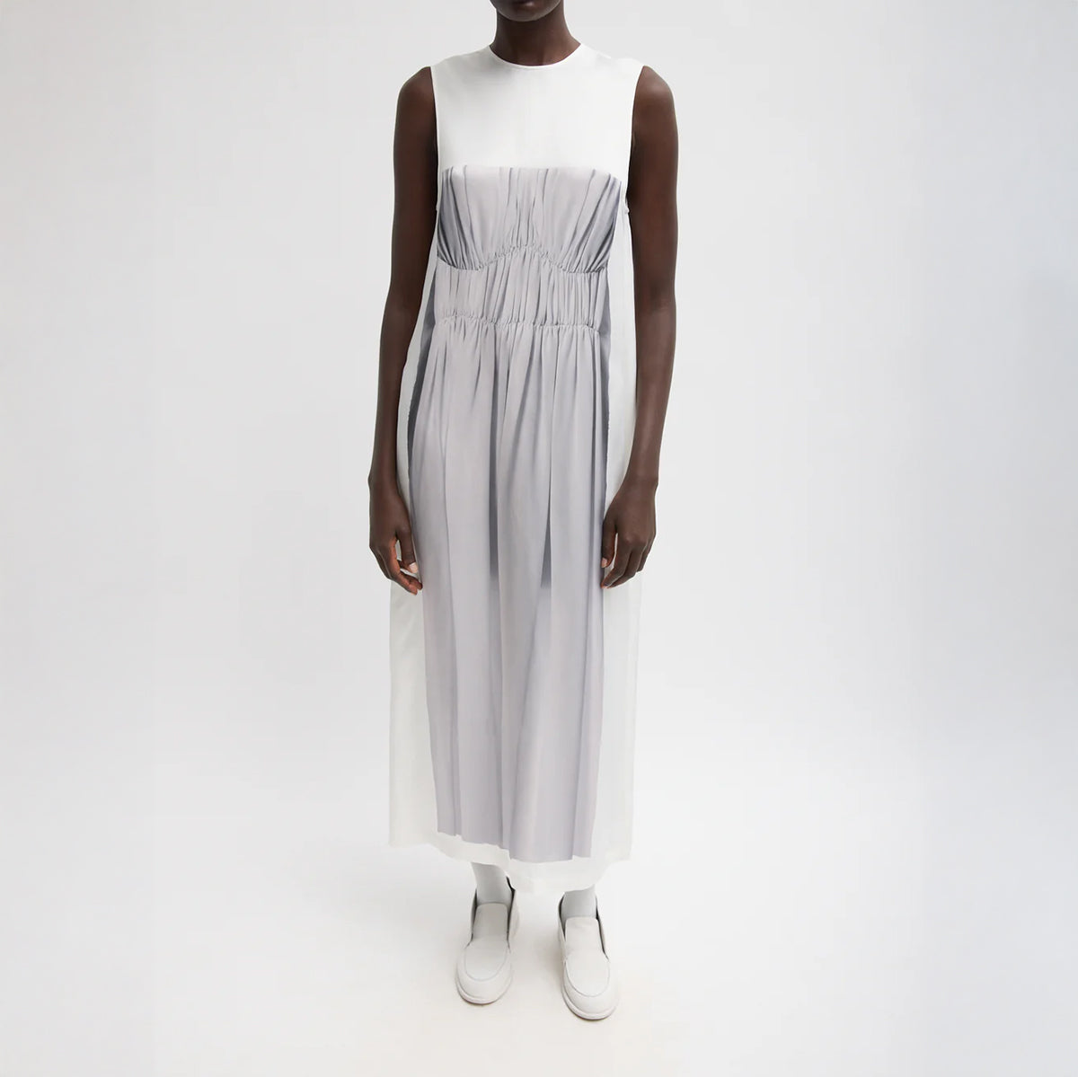 Trompe L'Oeil Dress in Black and White