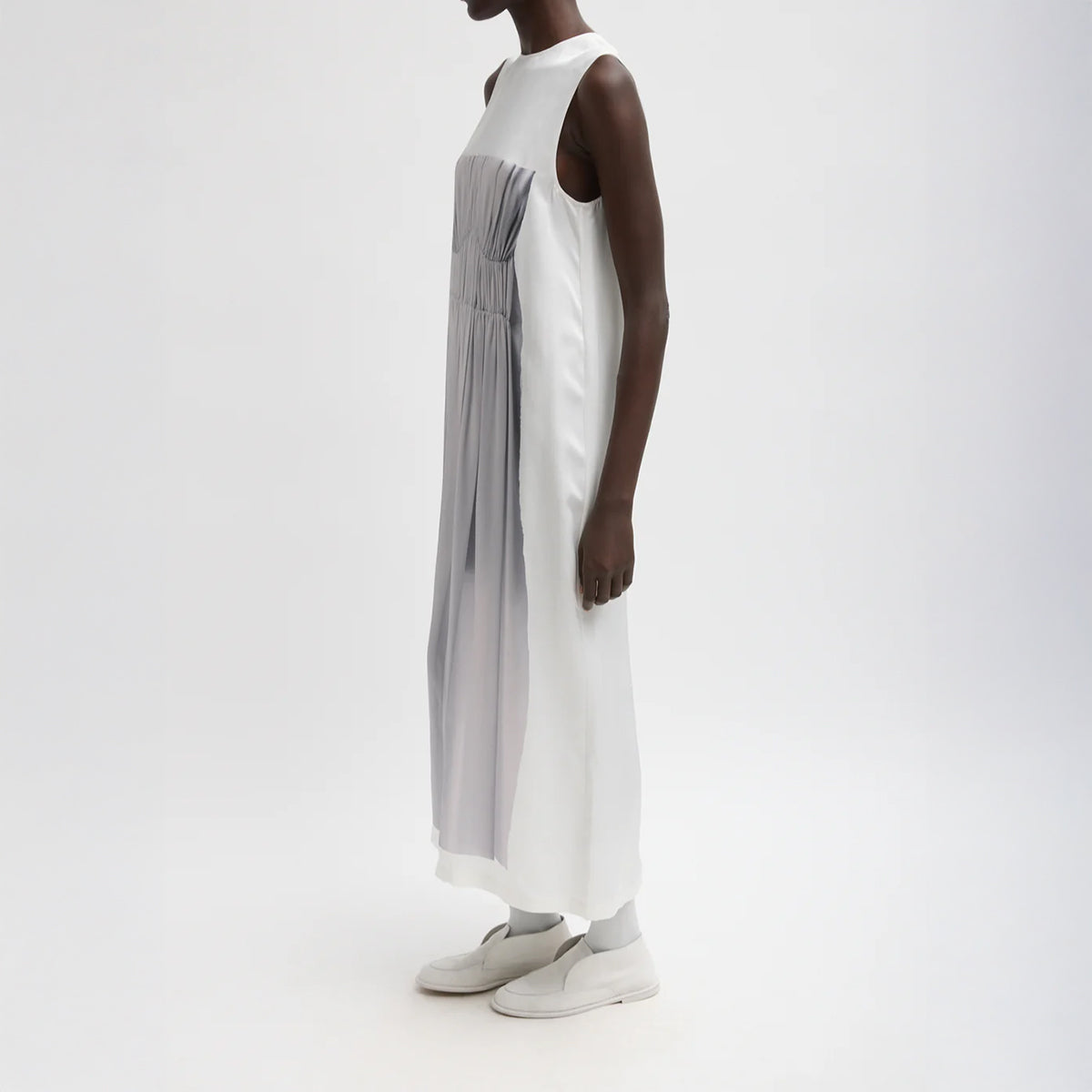 Trompe L'Oeil Dress in Black and White
