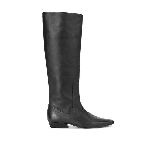 Wally Flat Boot in Black