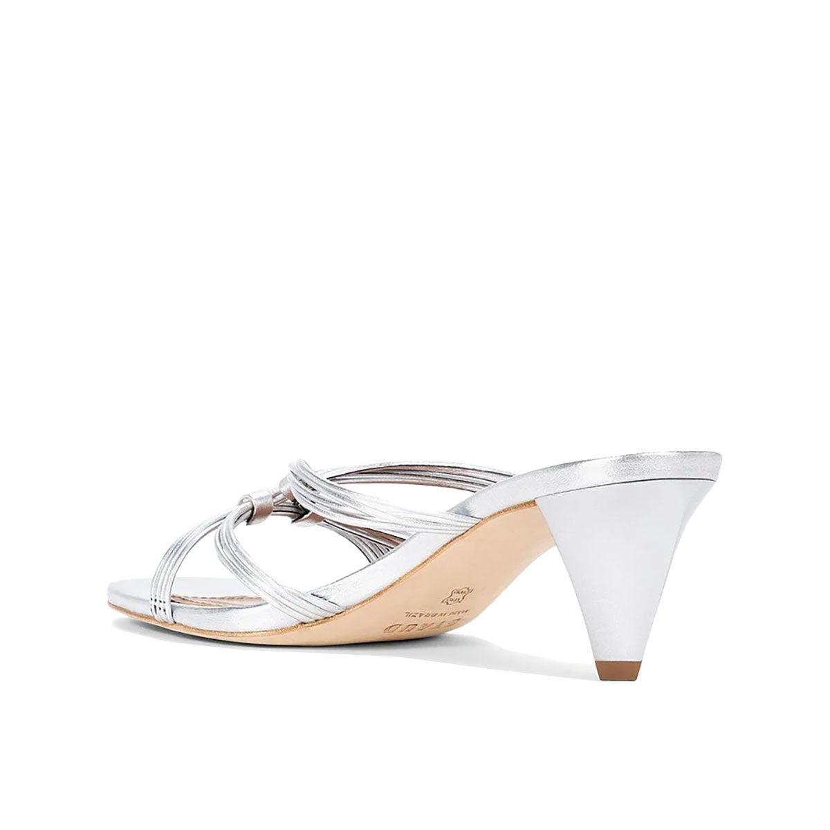 Carrie Mule in Silver