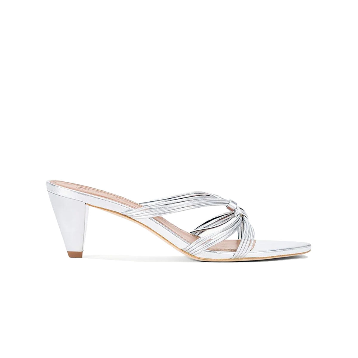 Carrie Mule in Silver