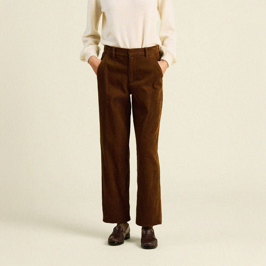 Finch Corduroy Pant in Walnut