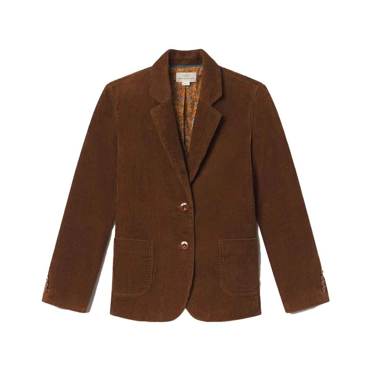 Skylar Corduroy Blazer in Walnut