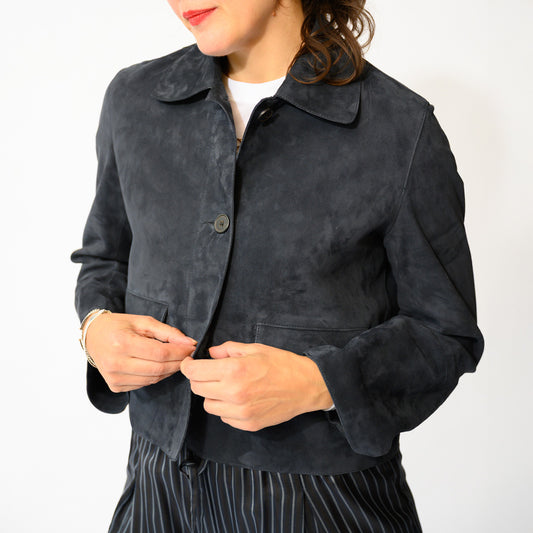 Fem Suede Jacket in Night