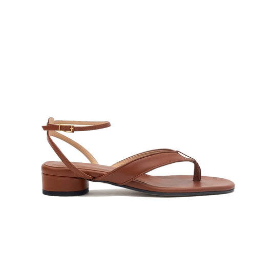 Fina Sandal in Tuscan Red