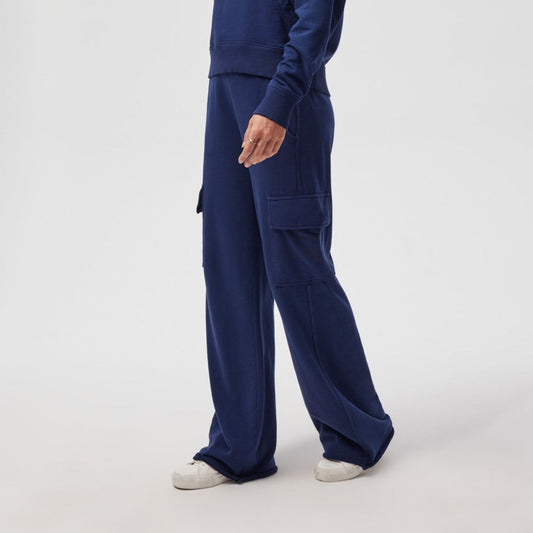 French Terry Cargo Pant in Neptune