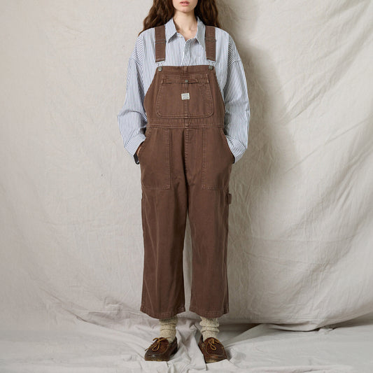 Relaxed Overall in Chestnut Brown