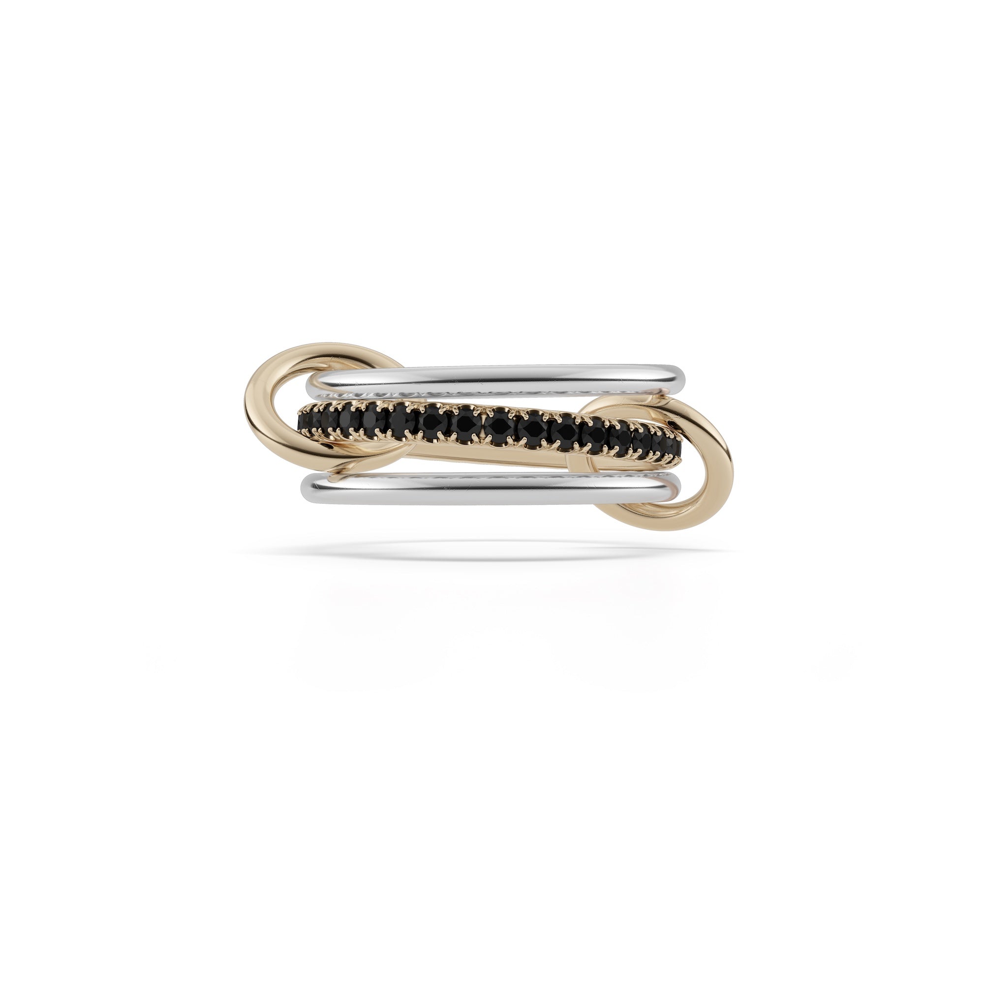 Tigris SG Noir Ring with Black Diamond
