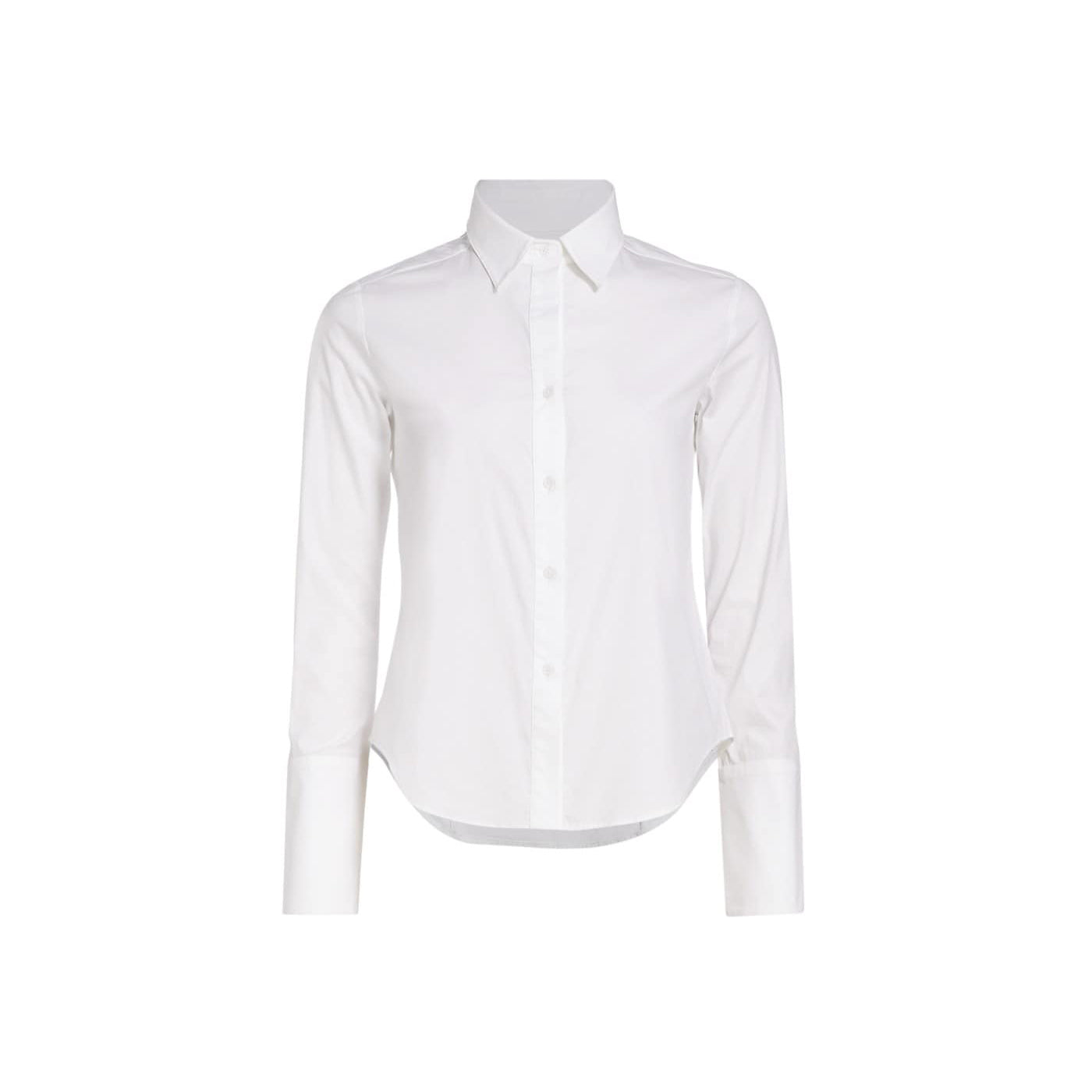 Bessette Button Up Blouse in White