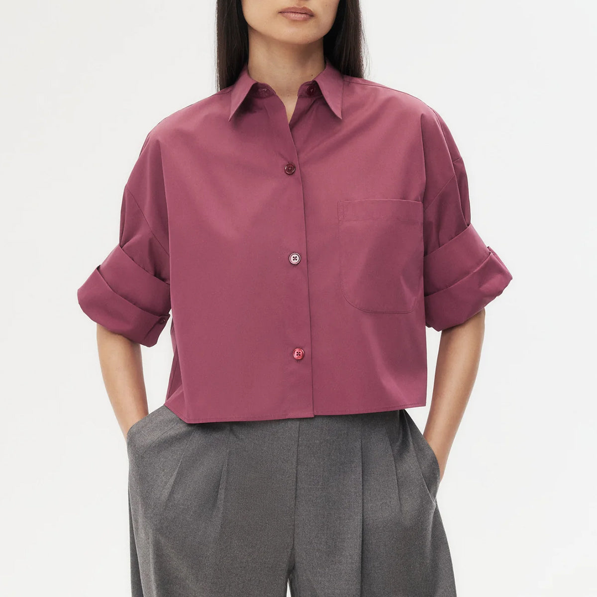 Next Ex Blouse in Crushed Violets