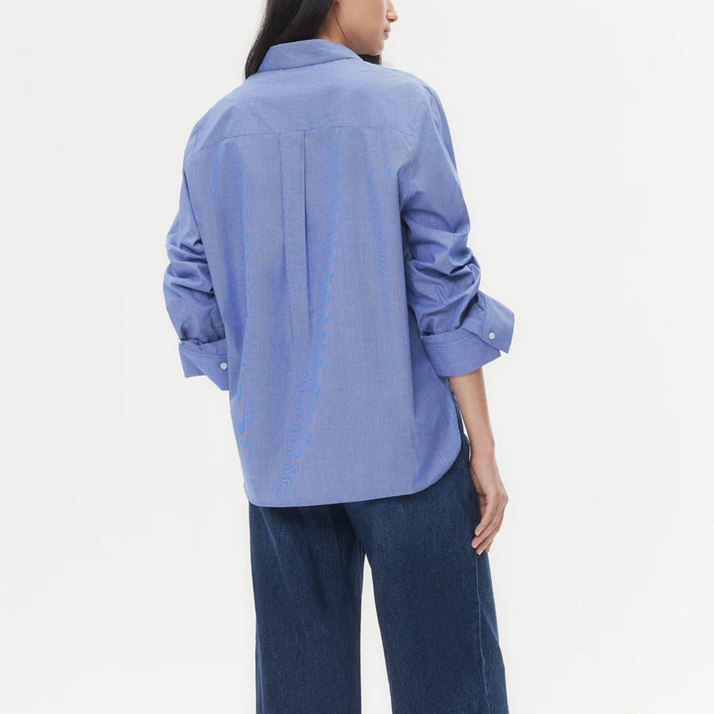Next Morning Shirt in White and Navy