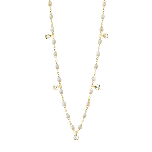 Classic Gigi Supreme 5 Diamond Necklace in Opal