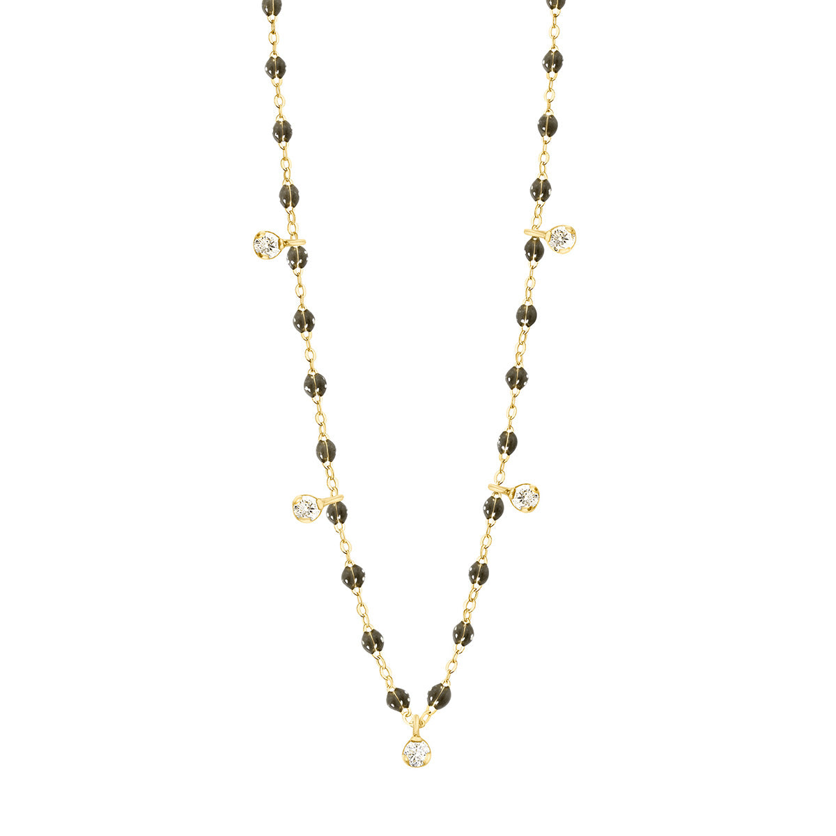 Classic Gigi Supreme 5 Diamond Necklace in Quartz