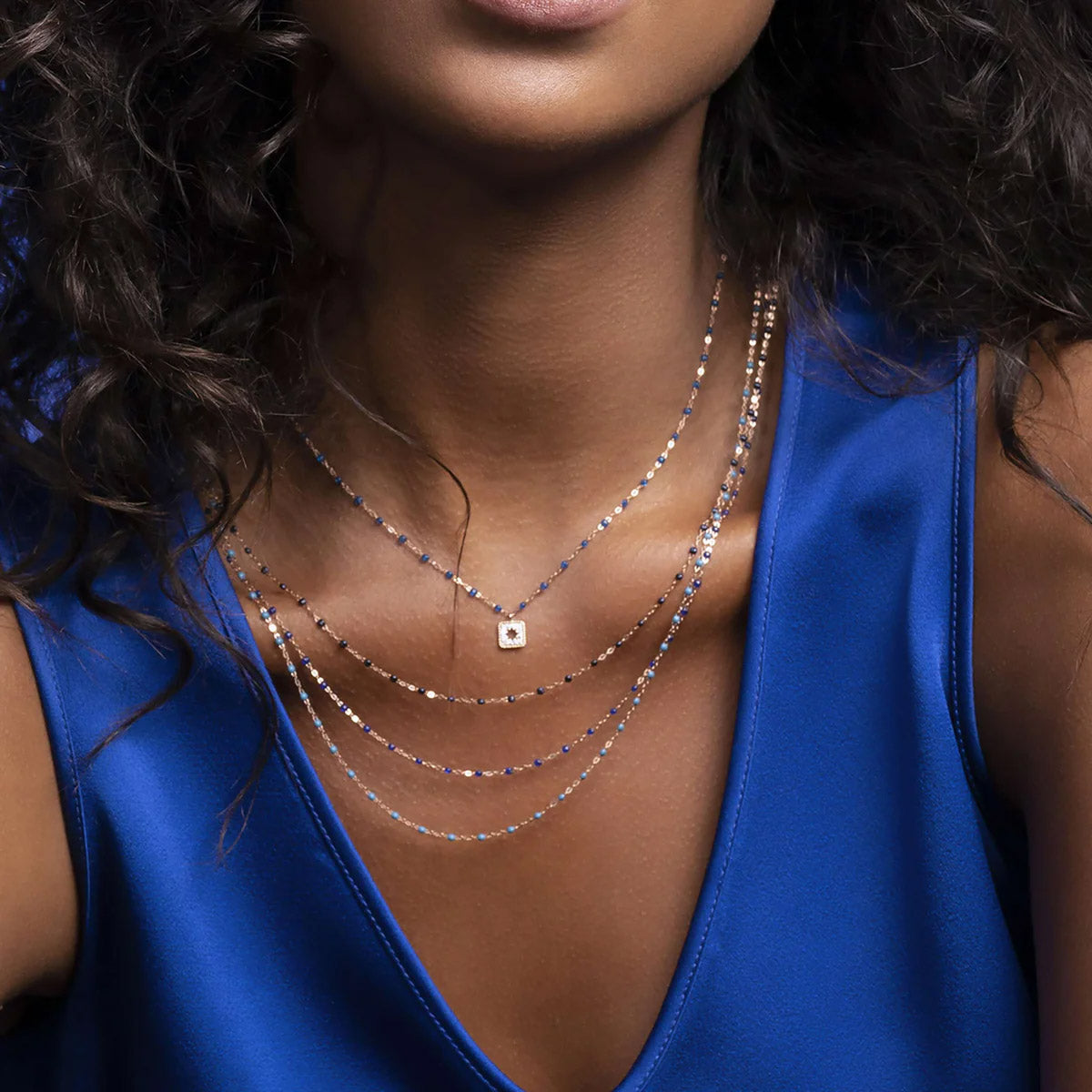 Classic Gigi Necklace in Lapis