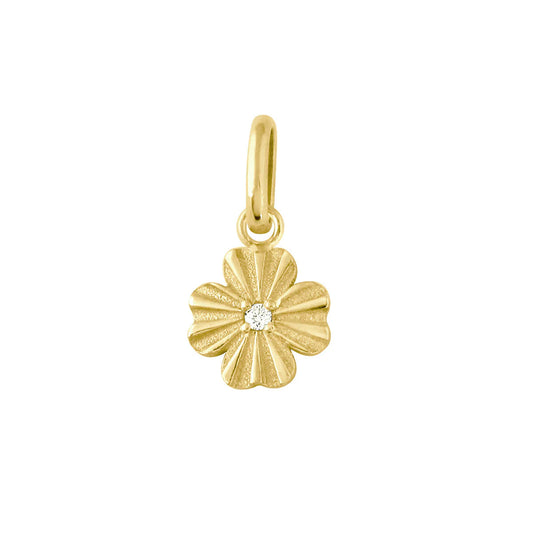 Clover Lumière Pendant in Yellow Gold