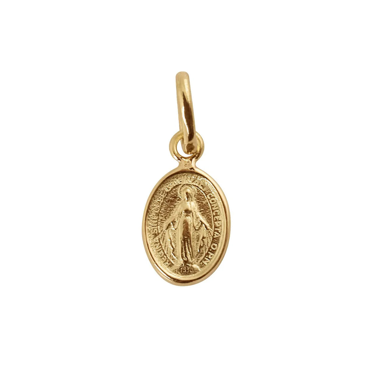 Madone Pendant in Yellow Gold
