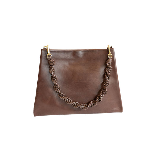 Glynn Convertible Bag in Chocolate Brown