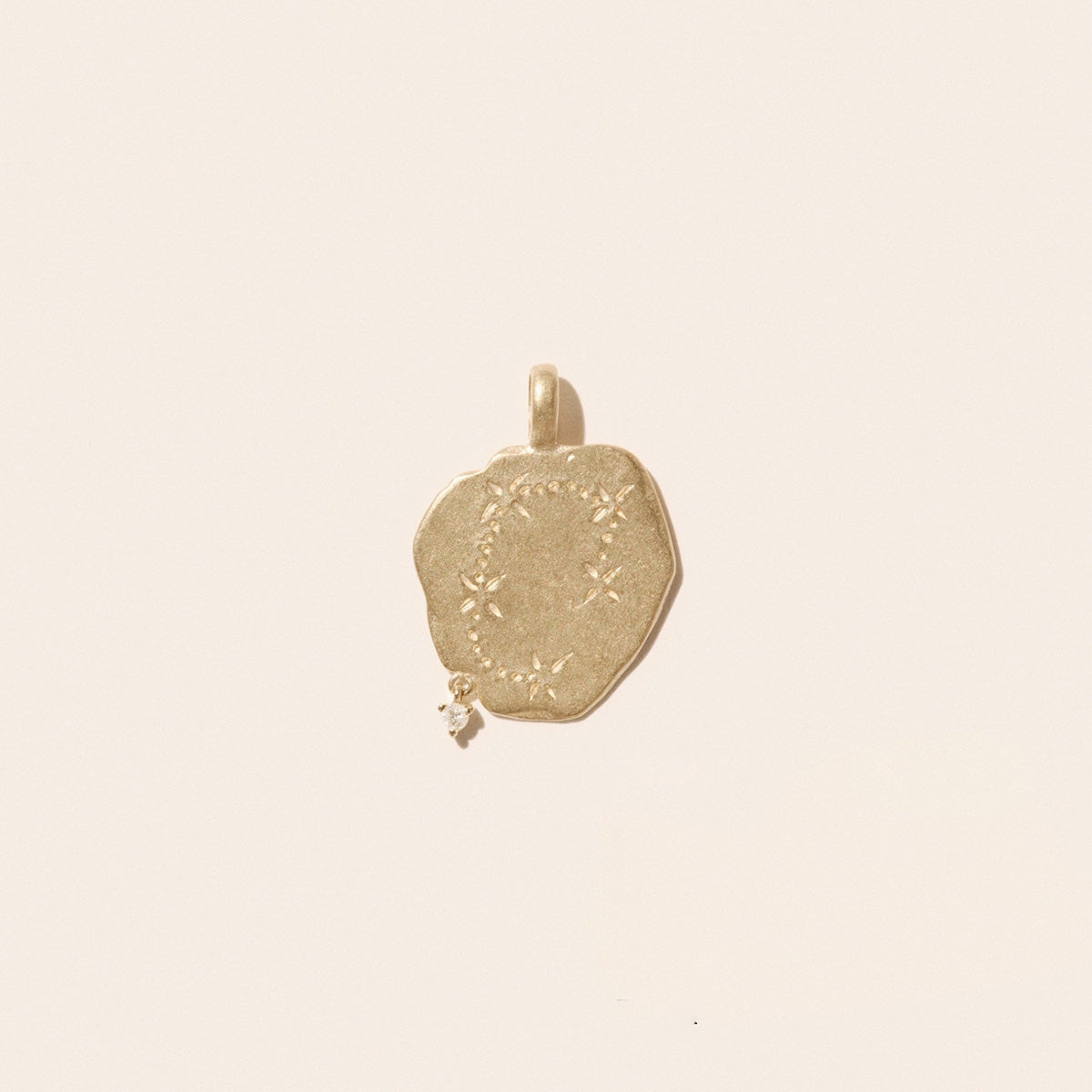 Gemini Pendant in 9K Yellow Gold
