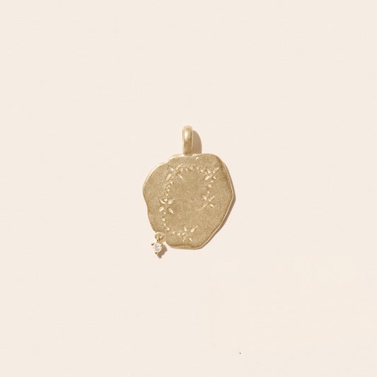 Gemini Pendant in 9K Yellow Gold
