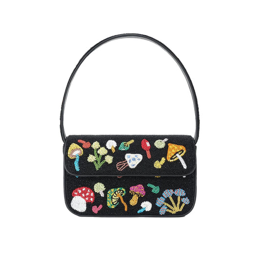Tommy Beaded Bag in Shroomscape