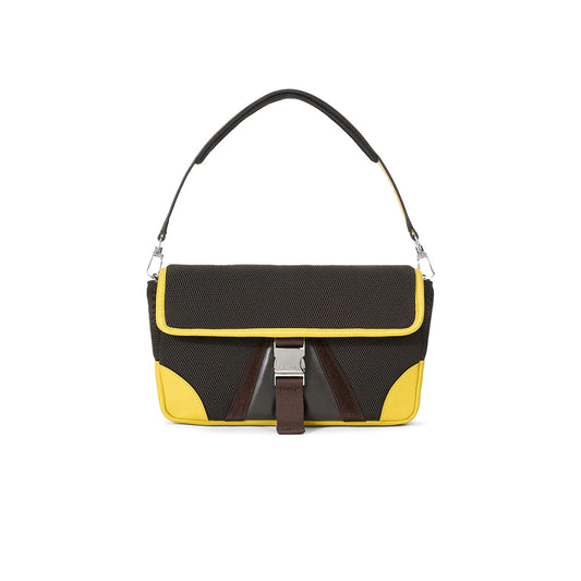 Tony Shoulder Bag in Espresso Lemon