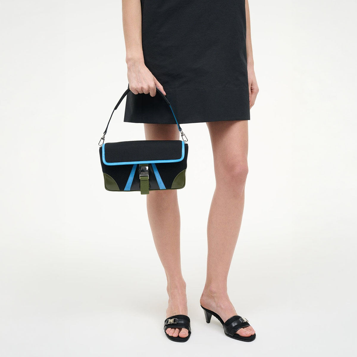 Tony Shoulder Bag in Black Pool