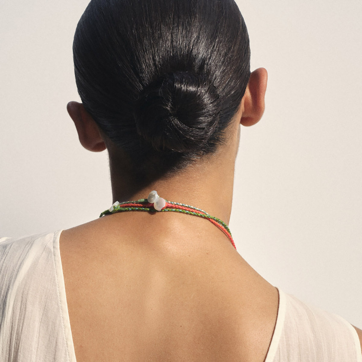 Holi Necklace in Moonstone