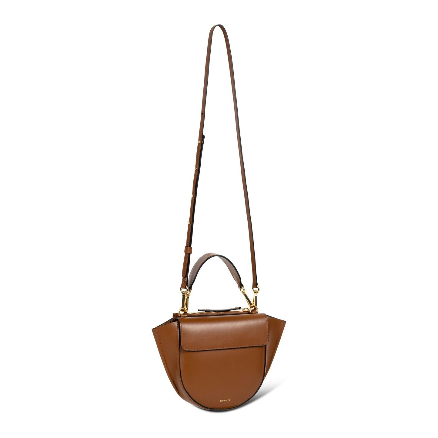 Hortensia Mini Bag in Saddle Brown