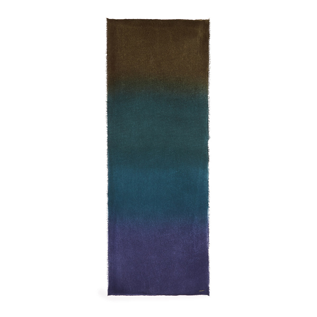 Adry Cashmere Scarf in Purple Teal Ombre