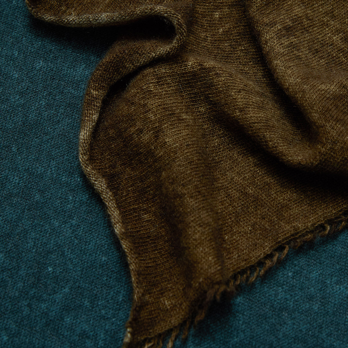 Adry Cashmere Scarf in Purple Teal Ombre