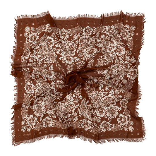 Oversize Bandana in Cocoa Blossom