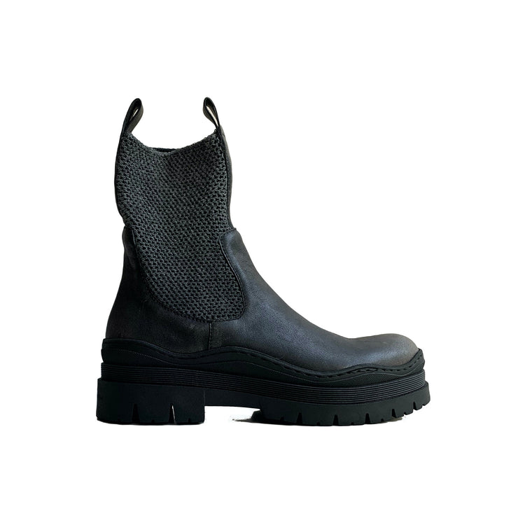 Frost Stretch Knit Chelsea Boot