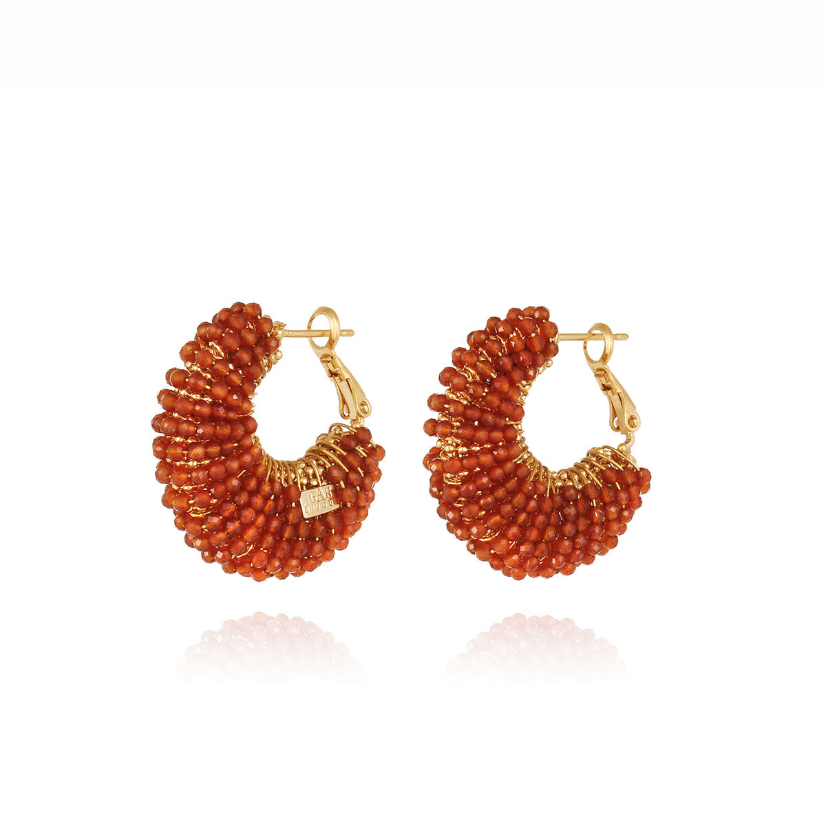 Izzia Earrings in Red