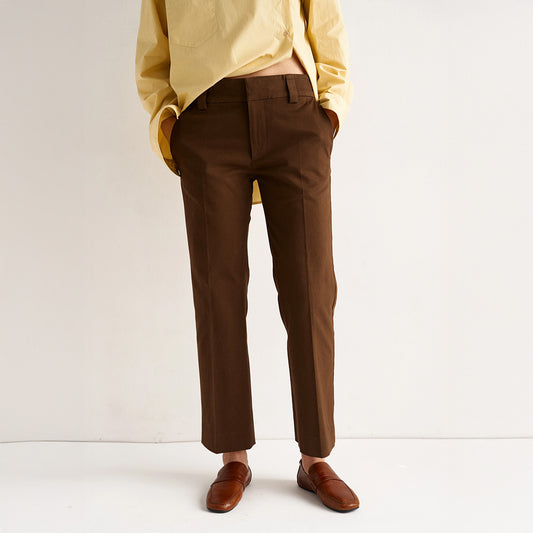 The Kick It Trouser in Brown