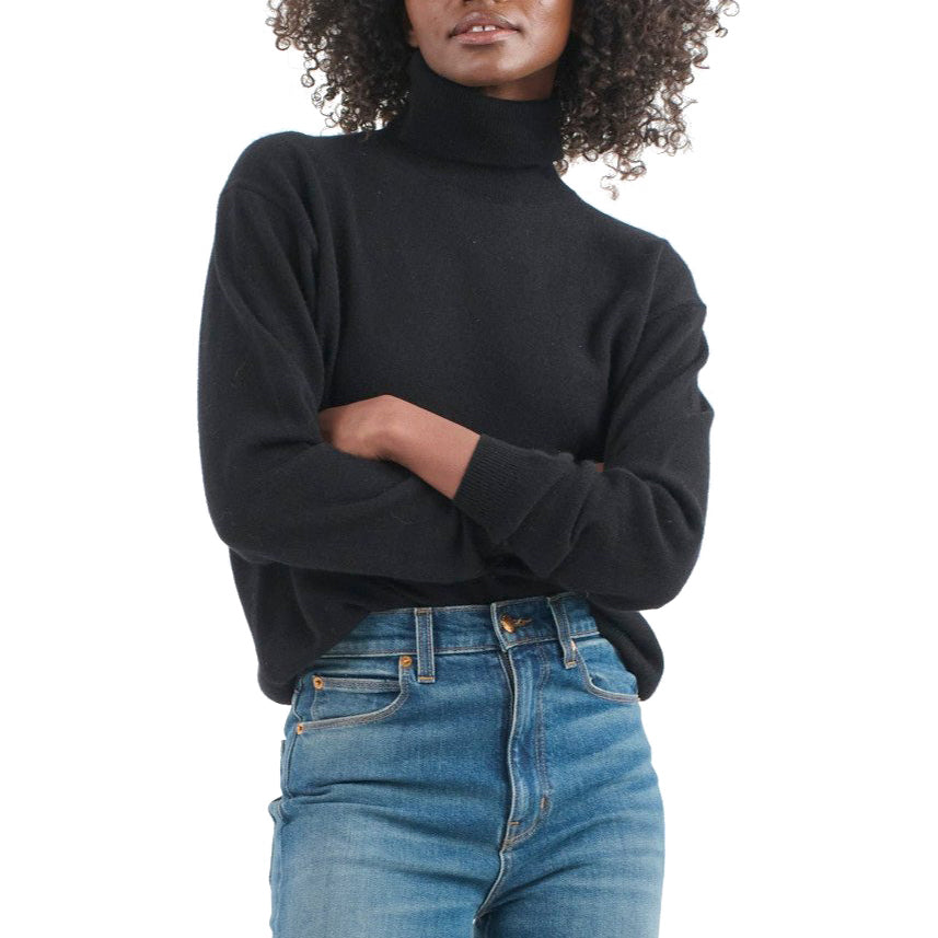 Primm Turtleneck Sweater in Black