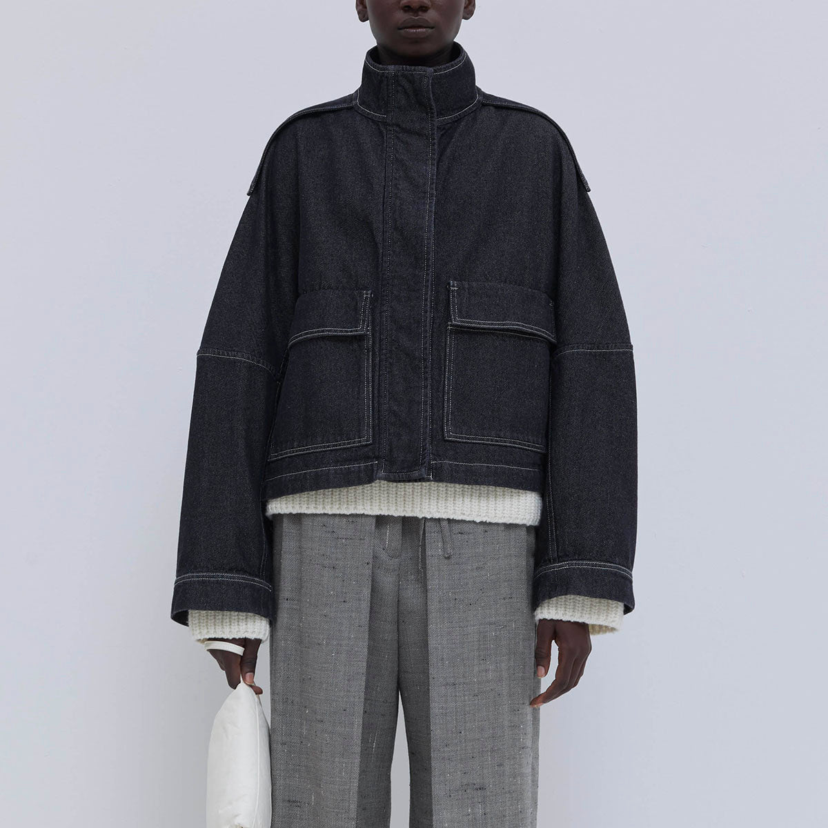 Jola Jacket in Raw Denim